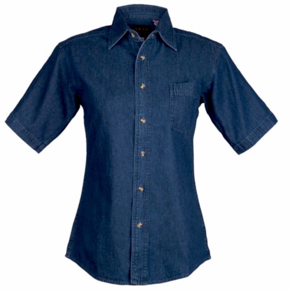 STONE WASHED DENIM SHIRT - Picture 1 of 7